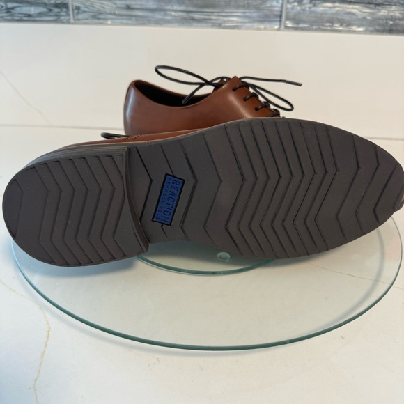 Kennet Cole 8.5 Reaction Men’s Oxfords Klay Flex Cap-Toe Brown Dress Shoes - Picture 7 of 9